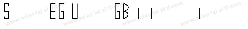 SungtiEG Uktra GB字体转换